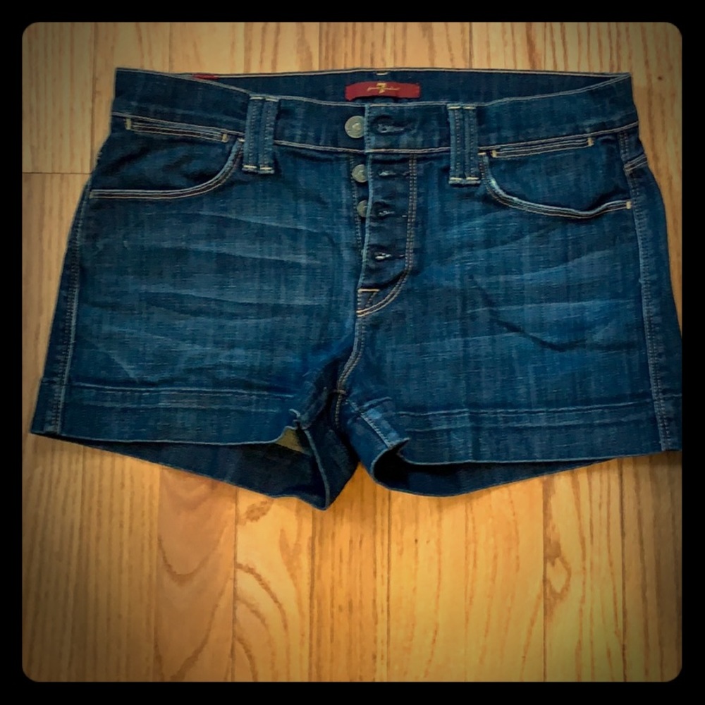7 for all Mankind Jean Shorts